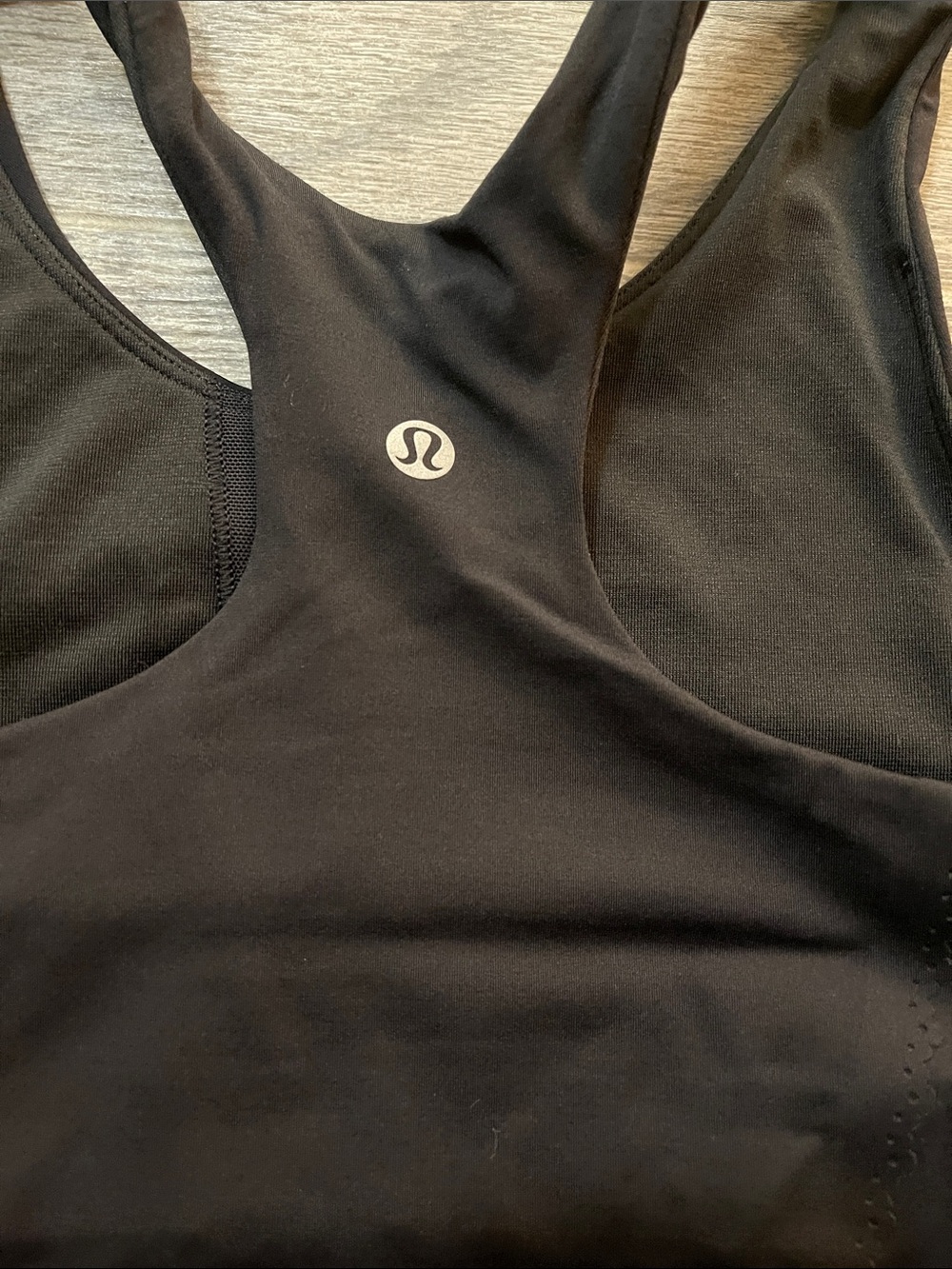 Lululemon Black Racerback Sports Bra - Picture 2 of 5